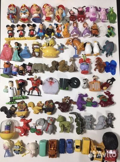 Игрушки из киндера 90х и другие