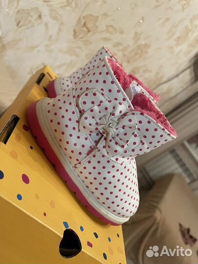 Сапоги для девочки утепленные