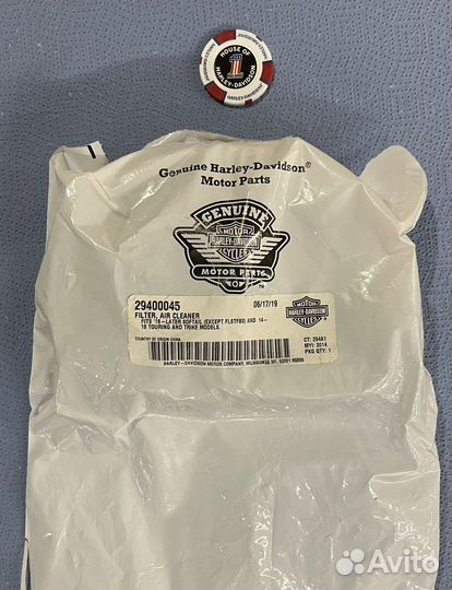 Фильтр воздушный Harley-Davidson