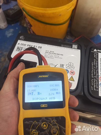 Аккумулятор на mercedes 12 в 95 а/час