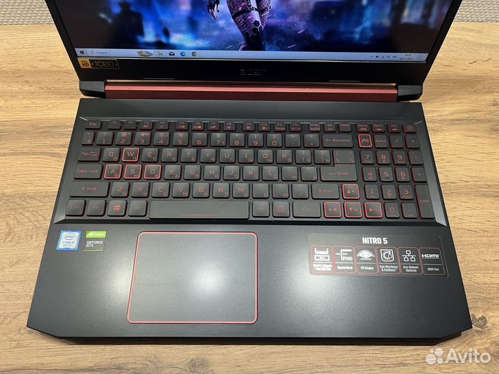 Игровой ноутбук Acer intel core i7/GTX 1050