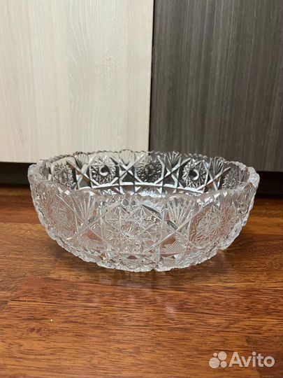 Салатница хрустальная СССР