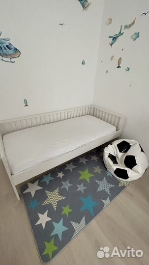 Детская кровать IKEA с матрасом