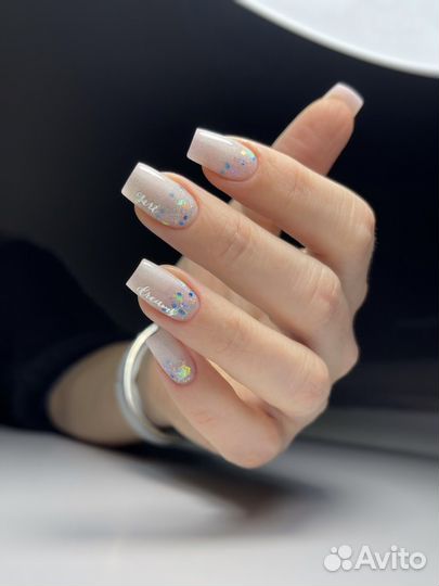 Маникюр наращивание