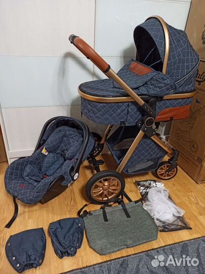 Детские коляски Luxmom V9 3в1 с беспл. доставкой