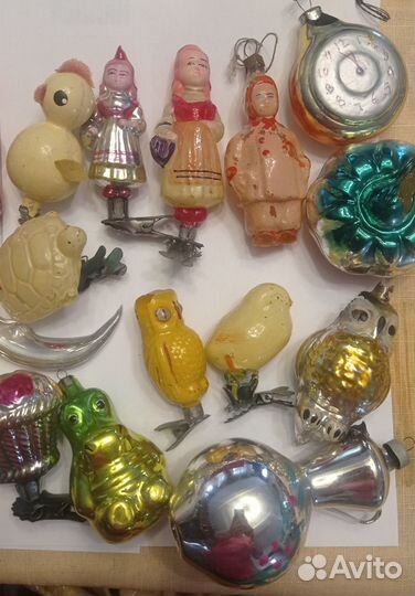 Елочные игрушки СССР в реставрацию