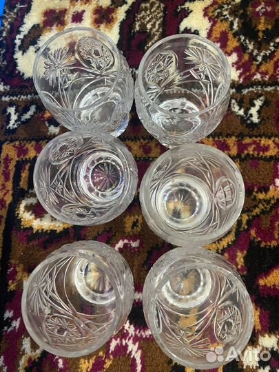 Хрустальные рюмки СССР за все