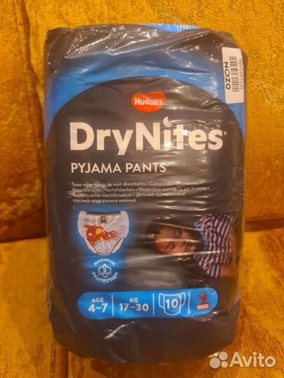 Трусики-подгузники DryNites