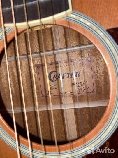 Гитара акустическая Crafter D7/N