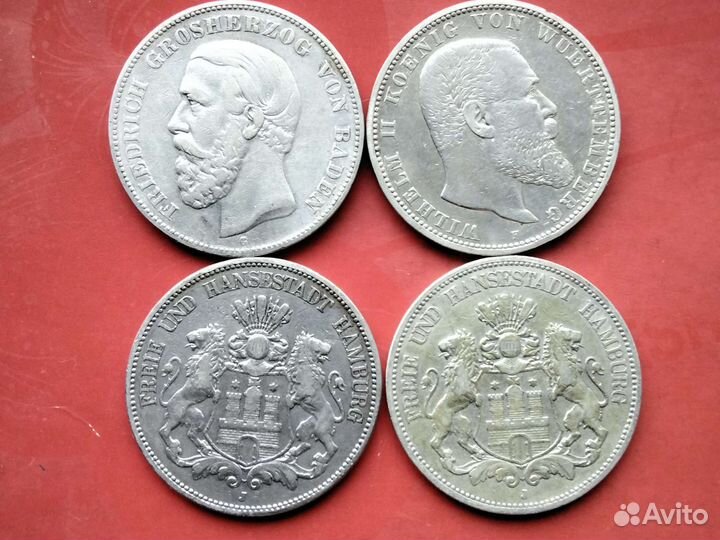 Иностранные серебряные монеты