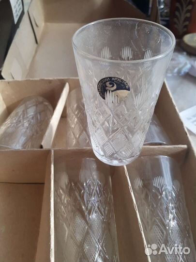 Хрустальные стопки СССР