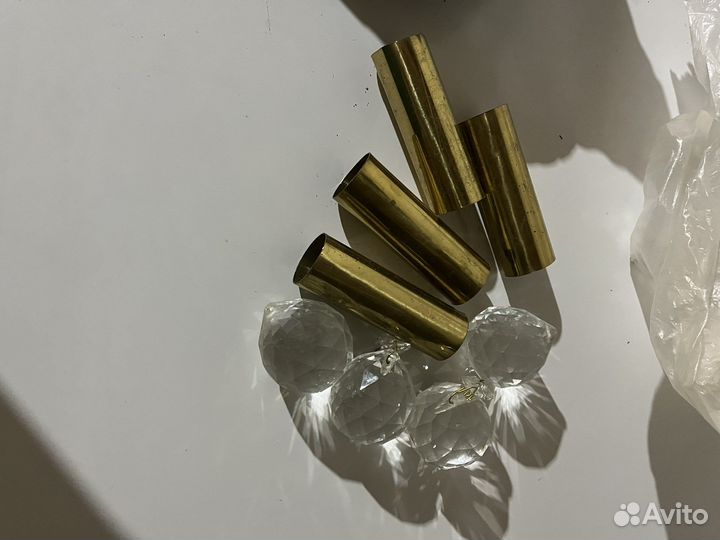 Люстра бронзовая бу