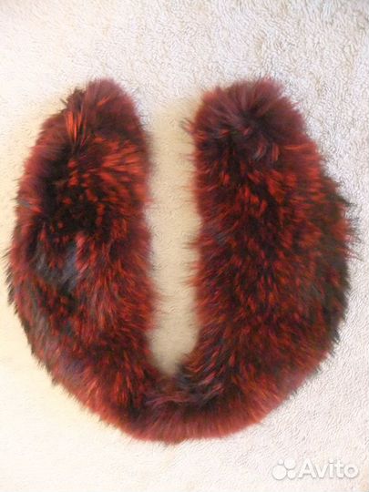 Воротник и манжеты натуральный мех