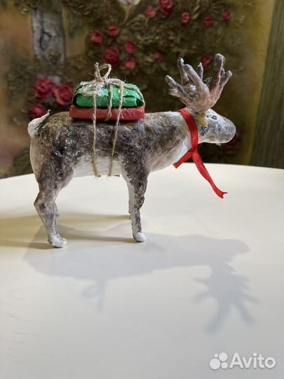 Ватная игрушка Северный Олень