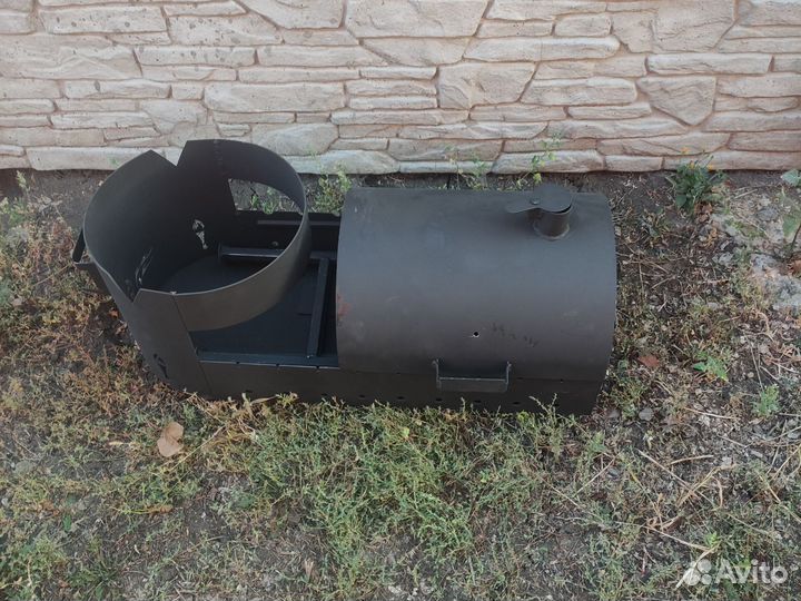 Мангал с подказаннико, с решёткой гриль, датчиком