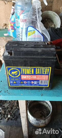 Аккумулятор 6 вольт для мотоцикла