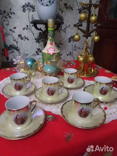 Чашка с блюдцем для кофе Япония