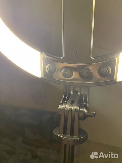 Новая кольцевая лампа беспроводная 26см с пультом