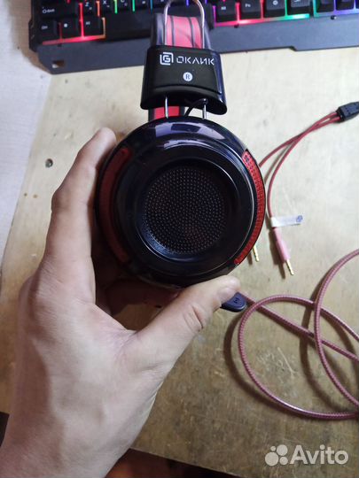 Игровые наушники с микрофоном