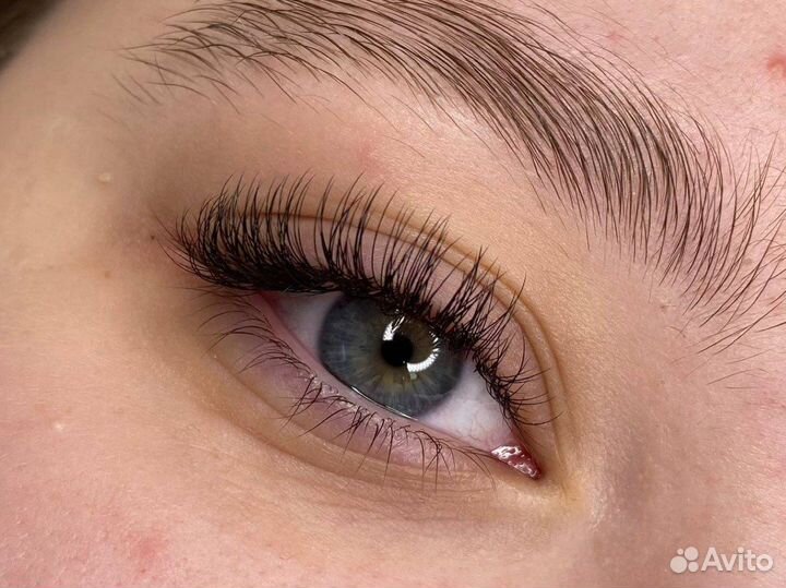 Брови наращивание ламинирование ресниц
