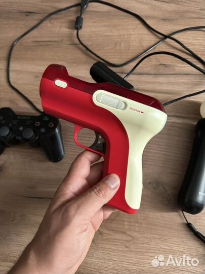 PS3 Move комплект + джойстик
