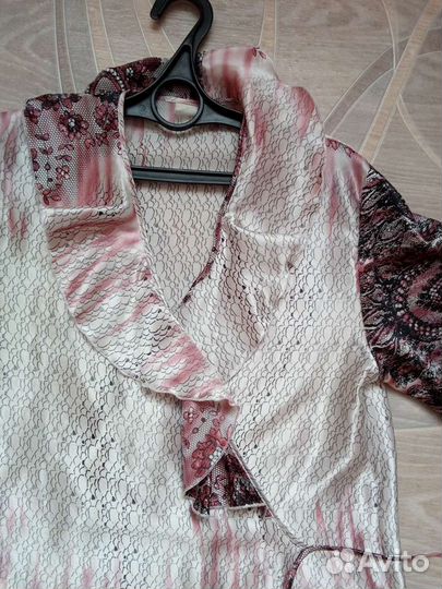 Халат женский шелковый