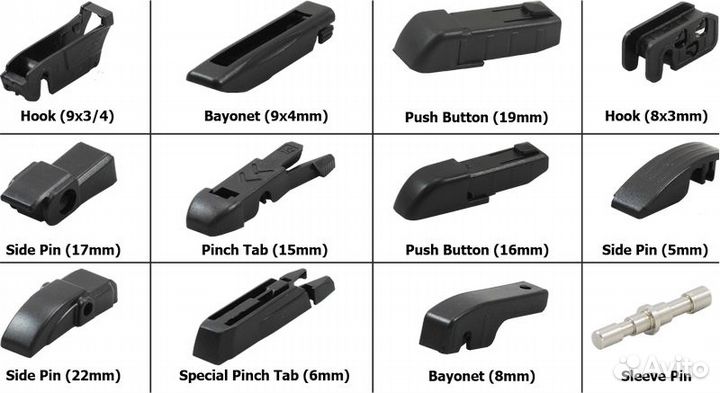 Щётка стеклоочистителя каркасная 550мм