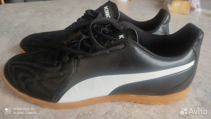 Бутсы футзалки натуральная кожа Puma