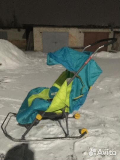 Санки с колесами