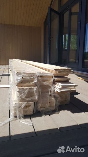 Имитация бруса крашеная