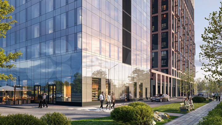 Квартира-студия, 25,2 м², 15/53 эт.