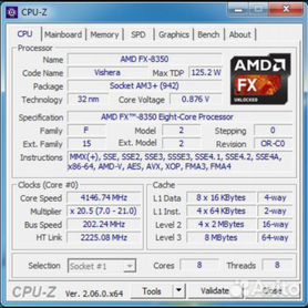 Процессор amd fx 8350 dual core eight processor