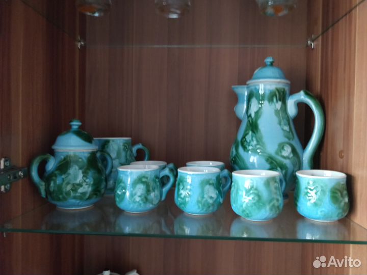 Кофейный глиняный набор