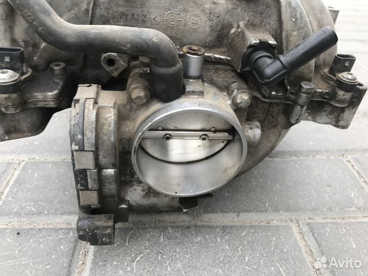 Впускной коллектор с дроссельной заслонкой М272