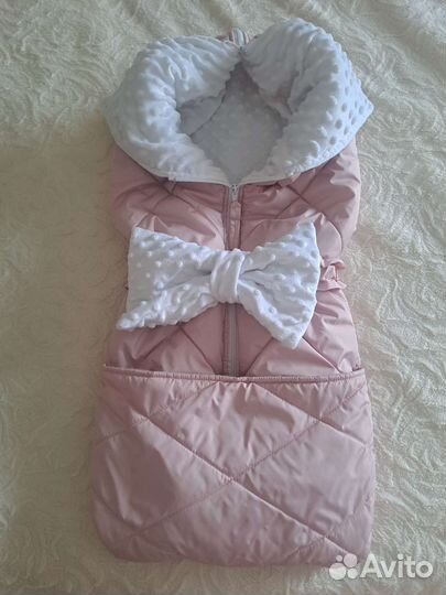 Конверт одеяло на выписку зимний