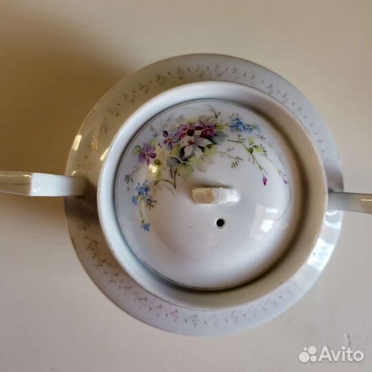 Сахарница фабрики Т-ва М.С. Кузнецова