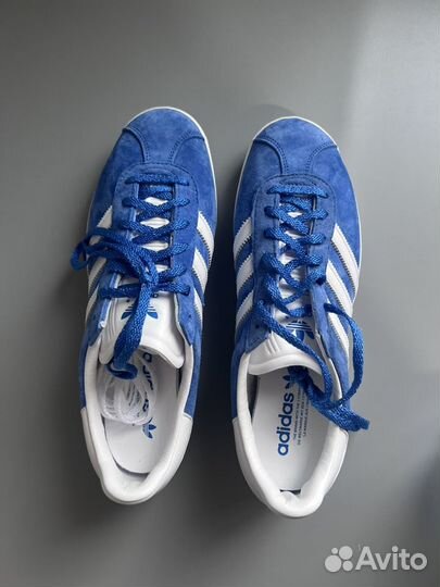 Кросcовки Adidas Gazelle 85 Blue bird/Cloud white