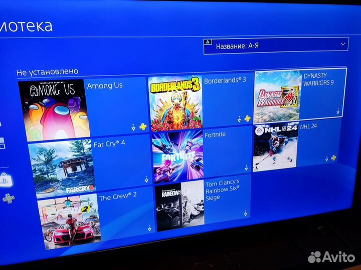 Sony playstation 4 с дисками и играми