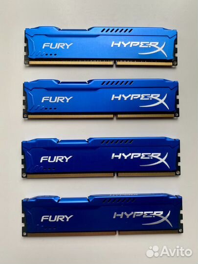 Kingston HyperX Fury DDR3 4Gb 1600Mhz
