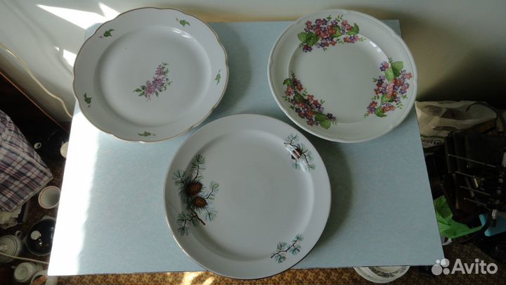 Блюдо большое фарфор СССР