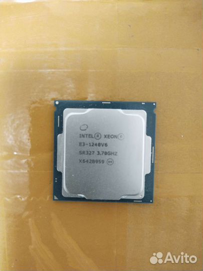 Процессор Xeon E3-1240v6 1151