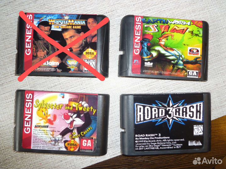 Картриджи sega