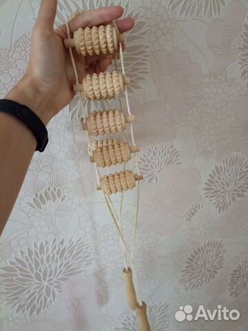 Массажер деревянный для тела ручной