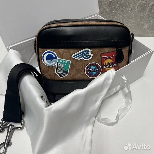 Мужская сумка через плечо coach