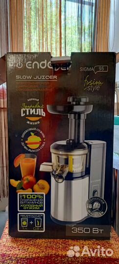 Соковыжималка шнековая endever sigma 95