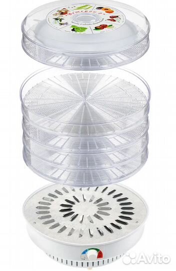 Сушилка для овощей и фруктов ветерок 2 5 поддонов