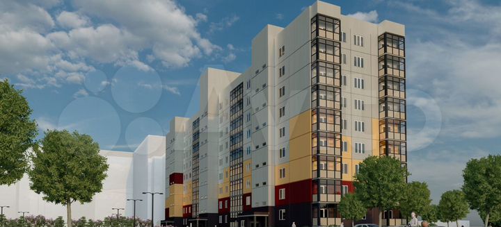 2-к. квартира, 62,5 м², 5/9 эт.