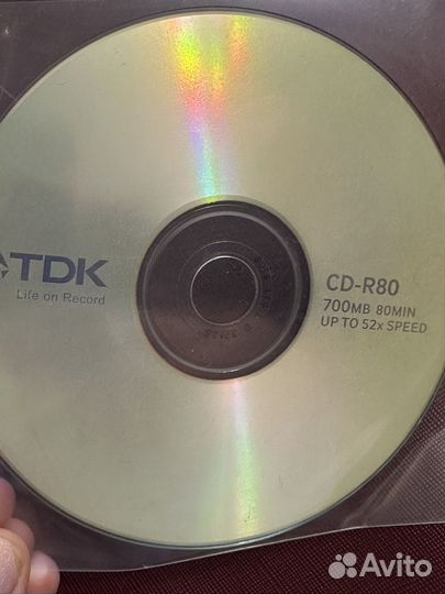 Диски DVD-RW, DVD-R, CD-R набором