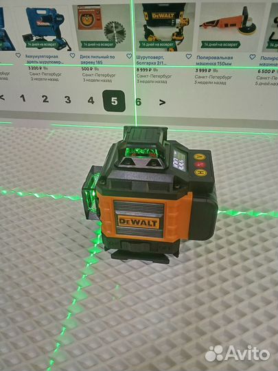 Лазерный уровень 360 4D DeWalt