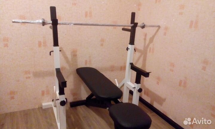 Тренажер Скамья Брусья Стойки со страховкой